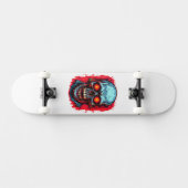 Alter Totenkopf Skateboard (Horizontal)