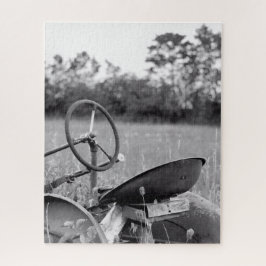 Alter Traktor für Langgras Puzzle