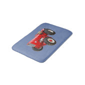 Alter Traktor Güldner Badematte (Schrägansicht)