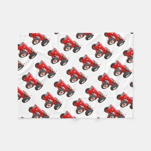 Alter Traktor Güldner G 75 AS Fleecedecke (Vorderseite (Horizontal))