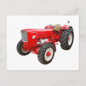 Alter Traktor Güldner G 75 AS Postkarte (Vorderseite)