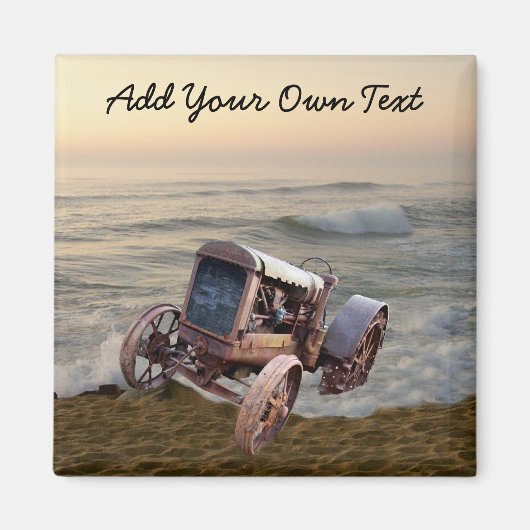 ALTER TRAKTOR IN SURF-MAGNET MAGNET (Vorne)