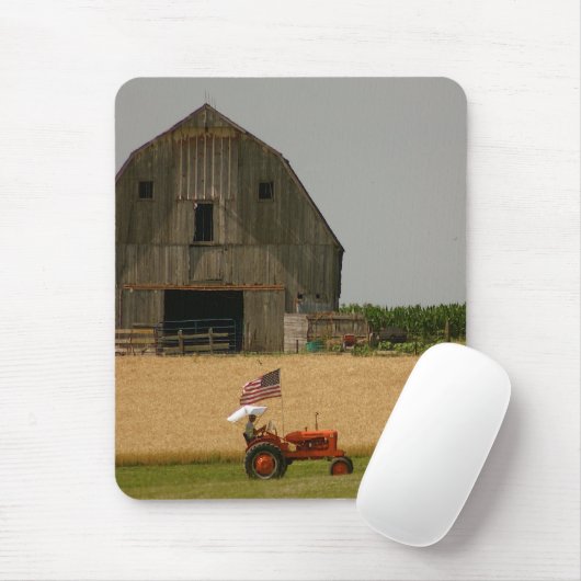 Alter Traktor patriotisches Mousepad: Allis Mousepad (Mit Mouse)