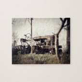 Alter Traktor Puzzle (Horizontal)