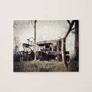 Alter Traktor Puzzle