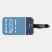 Alter Treppenpark und Yellowstone Nationalpark Gepäckanhänger (Rückseite horizontal)