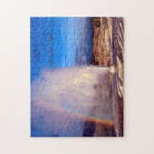 Alter treuer gelber Stein. Puzzle (Vertikal)