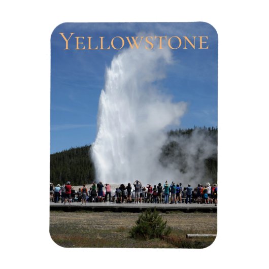 Alter treuer Yellowstone Nationalpark Wyoming Magnet (Vertikal)
