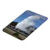 Alter treuer Yellowstone Nationalpark Wyoming Magnet (Linke Seite)