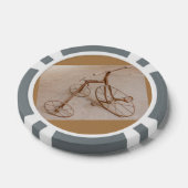 ALTER TRICYCLE 1928 CLAY POKER CHIPS (Einzeln)