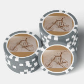 ALTER TRICYCLE 1928 CLAY POKER CHIPS (Stapel)