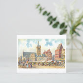 Alter Trierer Marktplatz Postkarte (Stehend Vorderseite)