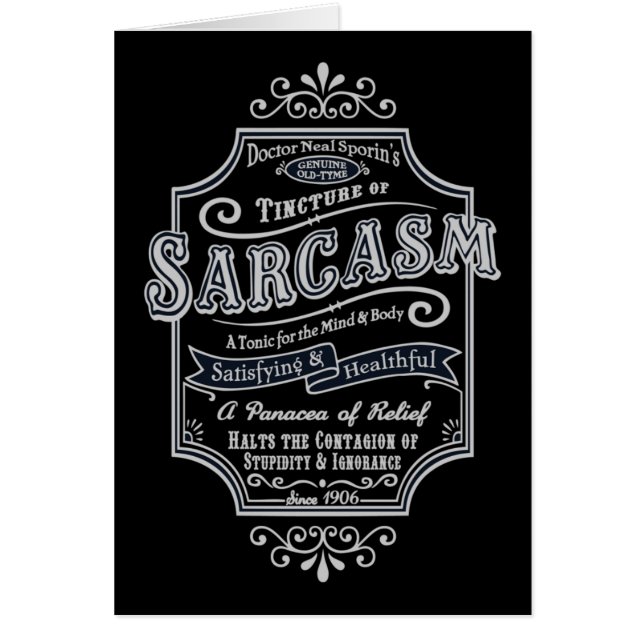 Alter Tyme Sarkasmus (Vorne)