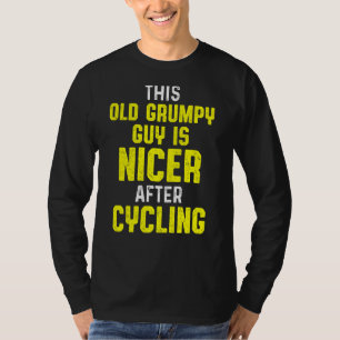 Alter Typ Großvater Biker Nicer Bike Cycle Bicycle T-Shirt