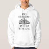 Alter Typ mit Paddel Hoodie (Vorderseite)