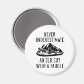 Alter Typ mit Paddel Magnet (Vorderseite/Rückseite)