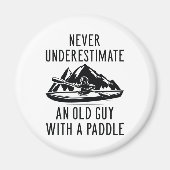 Alter Typ mit Paddel Magnet (Vorne)