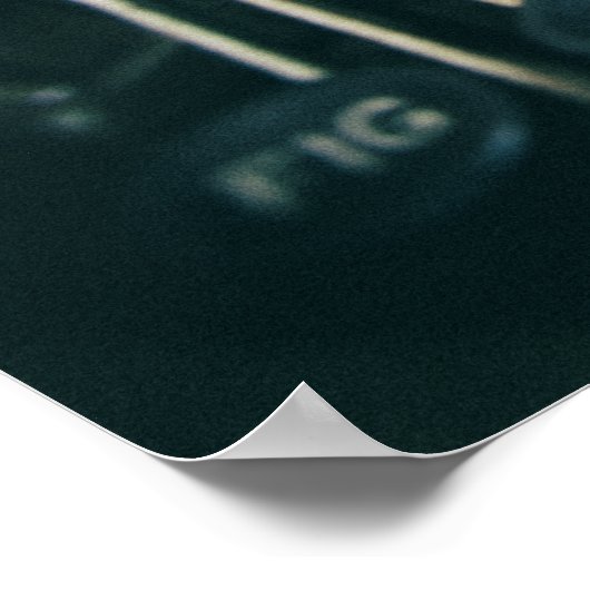 ALTER TYPEWRITER POSTER (Ecke)