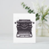ALTER TYPEWRITER POSTKARTE (Stehend Vorderseite)