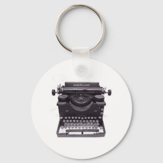 ALTER TYPEWRITER SCHLÜSSELANHÄNGER (Vorderseite)