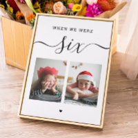 Alter und Foto. Schwarz-weiße Hochzeitsfeier Tisch