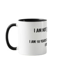 Alter und Geburtstag Humor Tasse