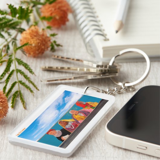 Alter und Grace Schlüsselanhänger (Vorderseite rechts)