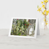 ALTER UND ROSE KARTE (Gelbe Blume)