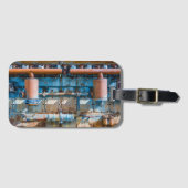 Alter und rostiger Atlas Imperial Diesel Motor in Gepäckanhänger (Vorderseite (Horizontal))