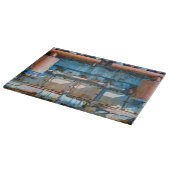 Alter und rostiger Atlas Imperial Diesel Motor in  Schneidebrett (Ecke)