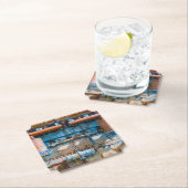 Alter und rostiger Atlas Imperial Diesel Motor in Untersetzer (Vor Ort)