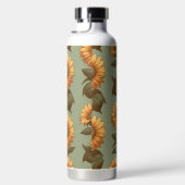 Alter und Sonnenblumen II Trinkflasche (Rechts)