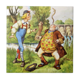 Alter Vater William aus Alice im Wunderland Fliese