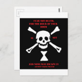 Alter Viking-Gebets-… Furcht-nicht Tod Postkarte (Vorne/Hinten)