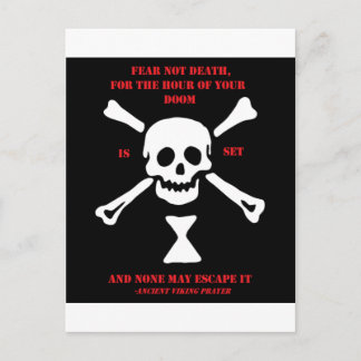 Alter Viking-Gebets-… Furcht-nicht Tod Postkarte