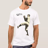 Alter Vintage-Baseball-Pitcher T-Shirt (Vorderseite)