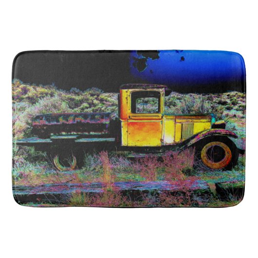Alter Vintager LKW Badematte (Vorderseite)