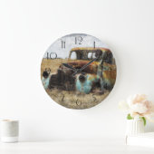 Alter Vintager LKW Große Wanduhr (Zuhause)