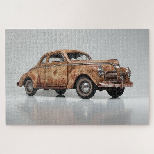 Alter Vintager Stall finden Auto Puzzle (Horizontal)
