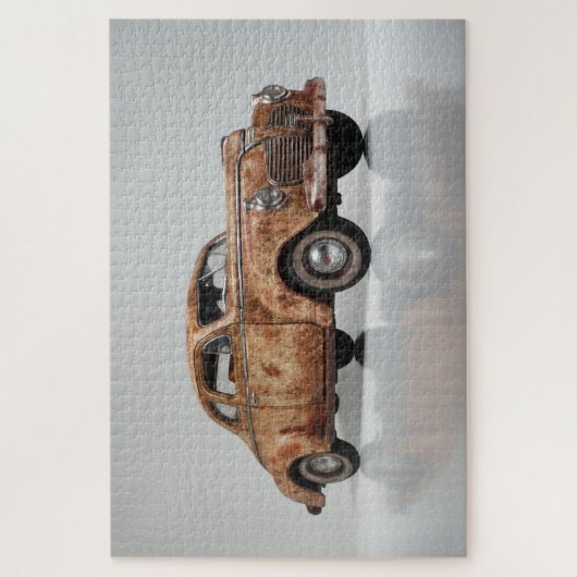 Alter Vintager Stall finden Auto Puzzle (Vertikal)