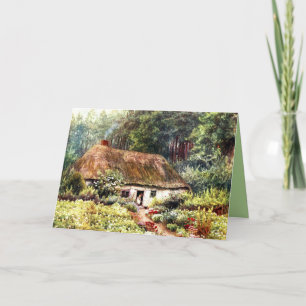 Alter Vintager viktorianischer Karte