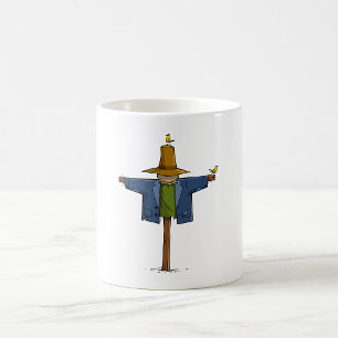 Alter Vogelscheuche Kaffeetasse