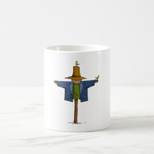 Alter Vogelscheuche Kaffeetasse