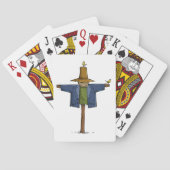 Alter Vogelscheuche Spielkarten (Rückseite)