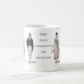 Alter von Jane Austen gegen Tanz Contradance Kaffeetasse (Mittel)