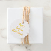 Alter vor Naivete Foil Favor Tag (Mit Box)