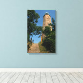 Alter Wächter von Kap Henry Leinwanddruck (Insitu (Holzboden))