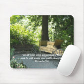 Alter Wagen mit Schriftenverse Mousepad (Mit Mouse)