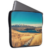 Alter Wandhintergrund in hochauflösender Abstrakti Laptopschutzhülle (Vorne Rechts)