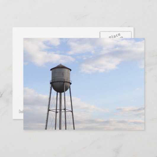 ALTER WASSERTURM POSTKARTE (Vorne/Hinten)